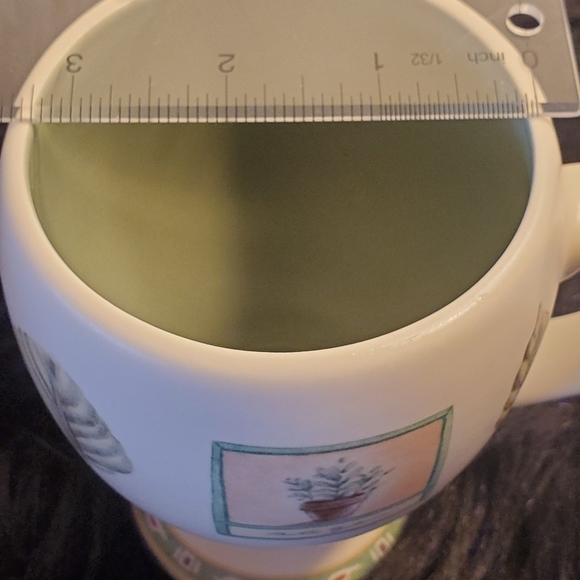 Portfolio By Pfaltzgraff Naturewood Gardening Footed Mug 1 Ib 5"×3" - Picture 9 of 10